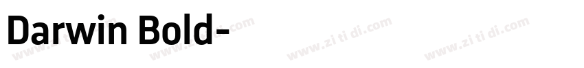 Darwin Bold字体转换